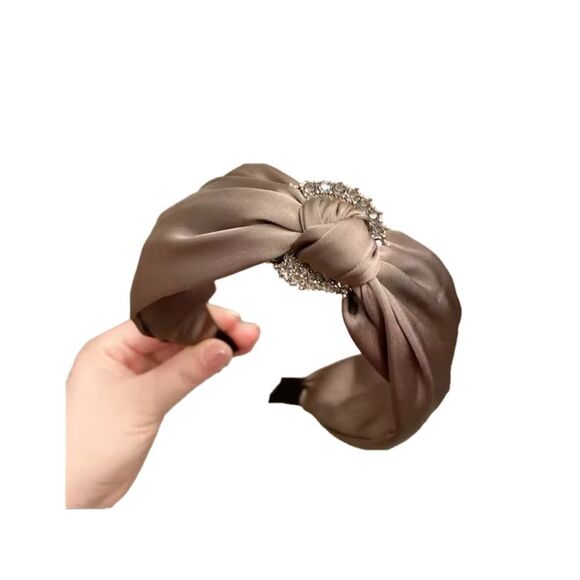 2/$30 Taupe Diamond Headband, One Size,‎ Coffee - Picture 1 of 2